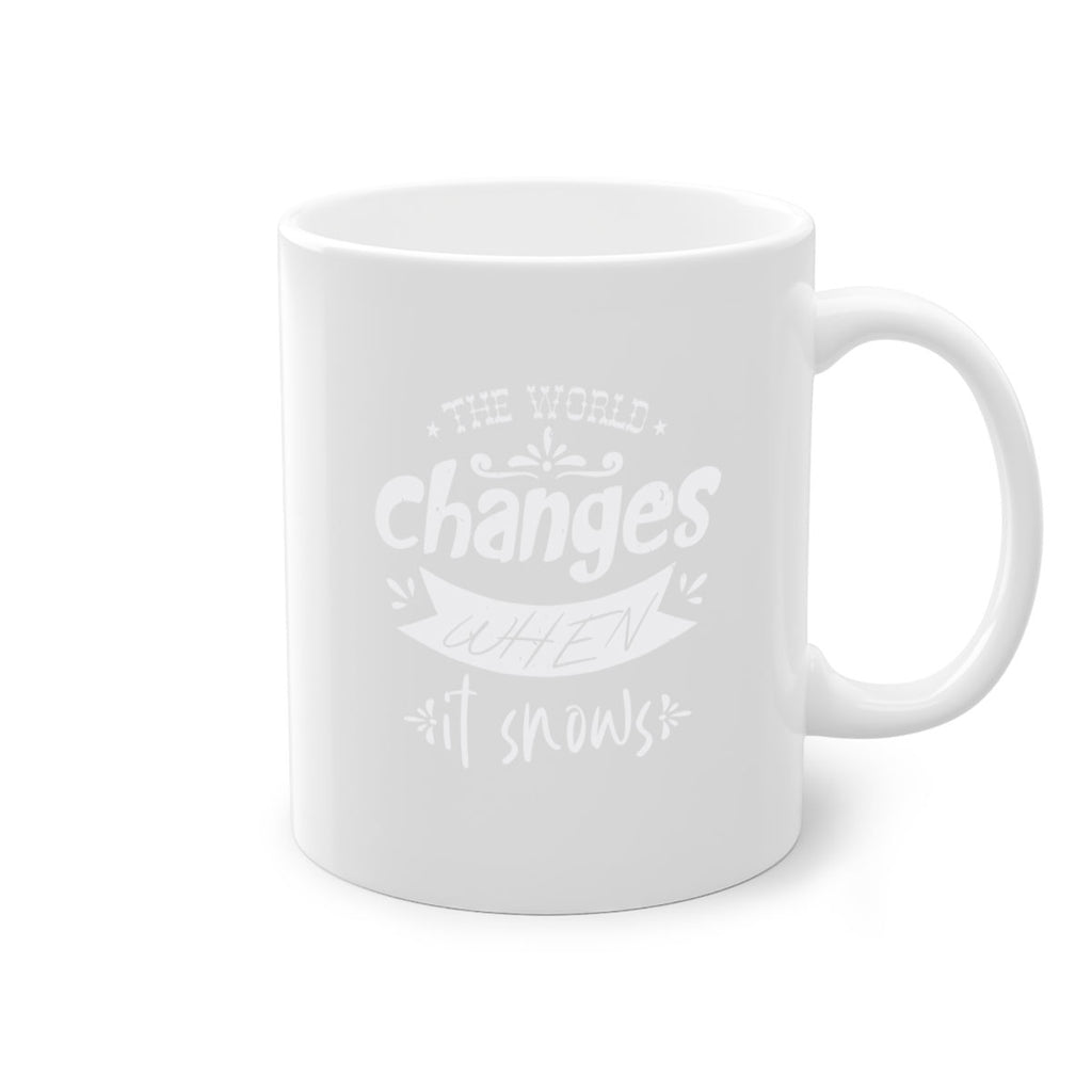 the world changes 350#- christmas-Mug / Coffee Cup