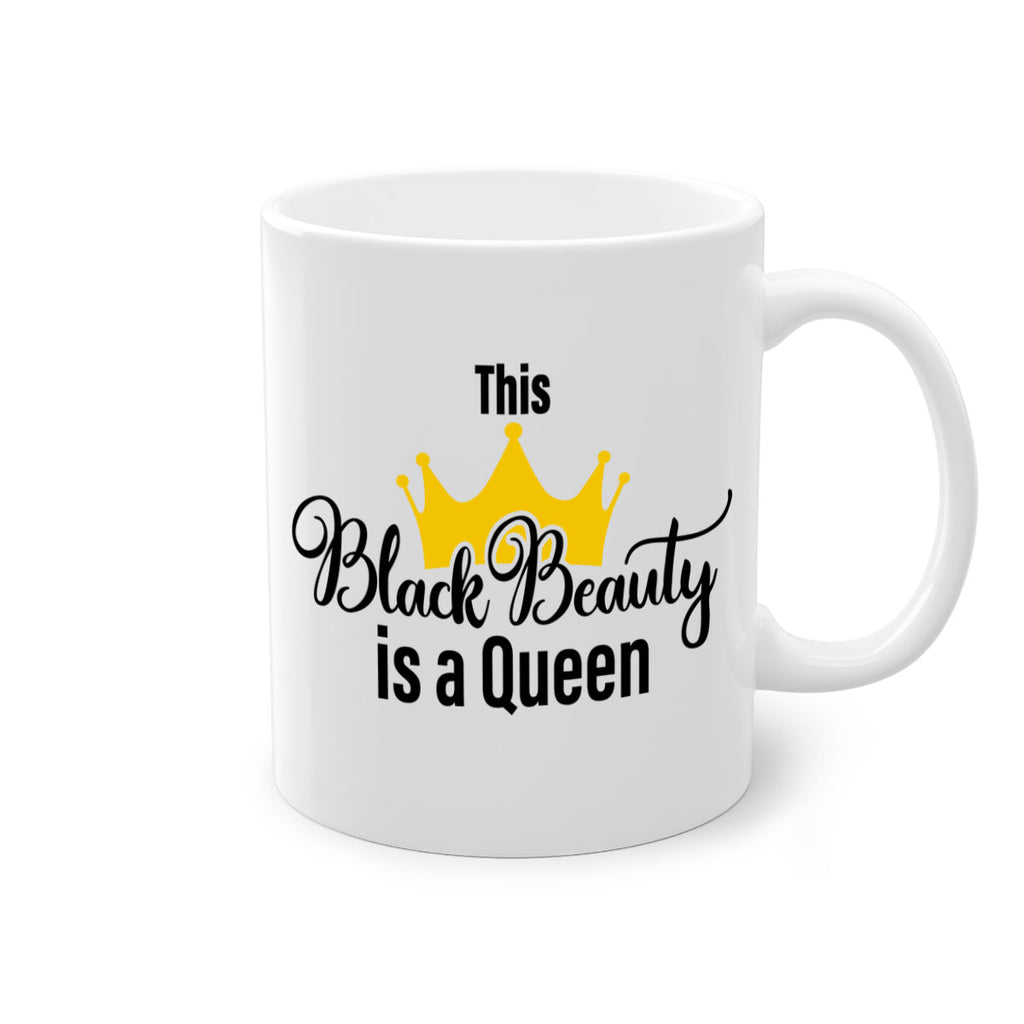 this black beauty is a queen Style 3#- Black women - Girls-Mug / Coffee Cup