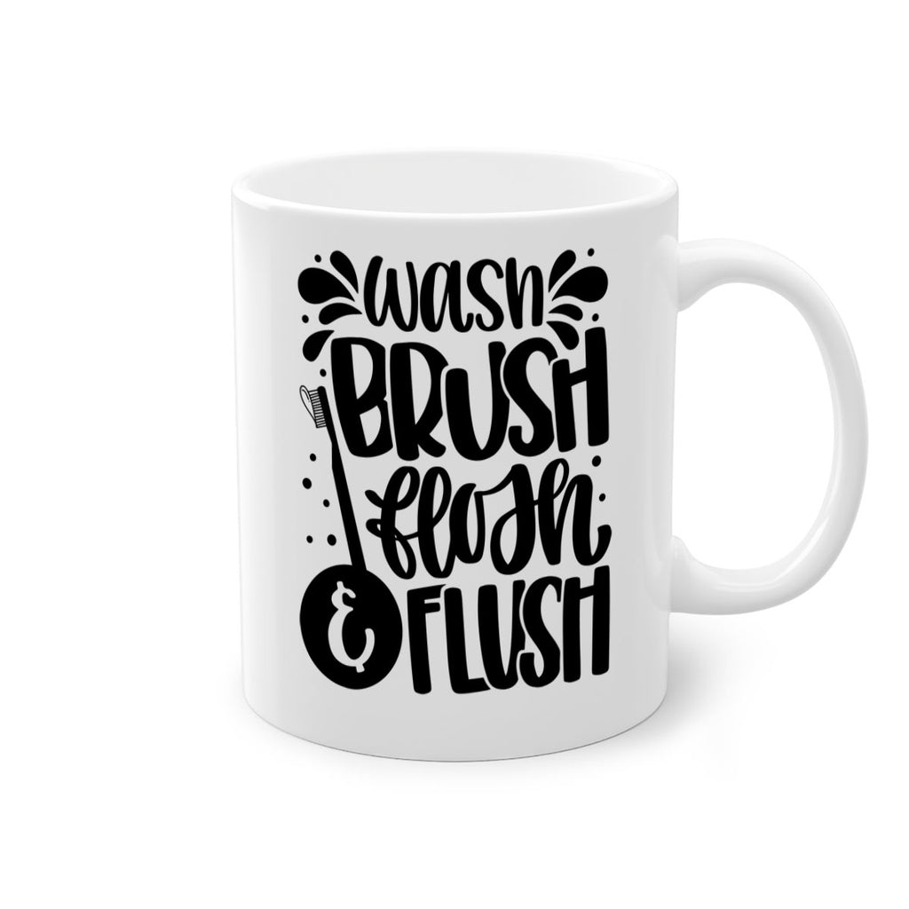 wash brush flosh flush 9#- bathroom-Mug / Coffee Cup