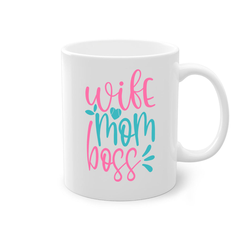 wife mom boss 298#- mom-Mug / Coffee Cup