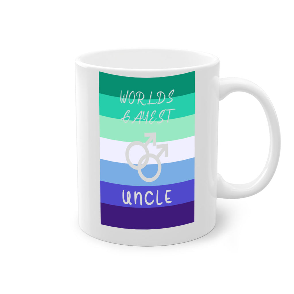 worlds gayest uncle lgbt proud 1#- lgbt-Mug / Coffee Cup