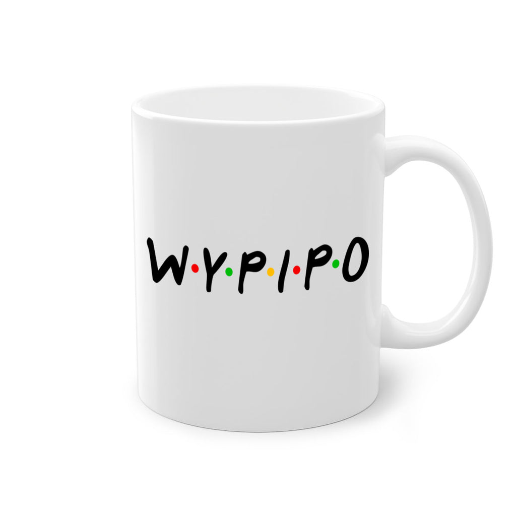 wypipo 7#- black words - phrases-Mug / Coffee Cup