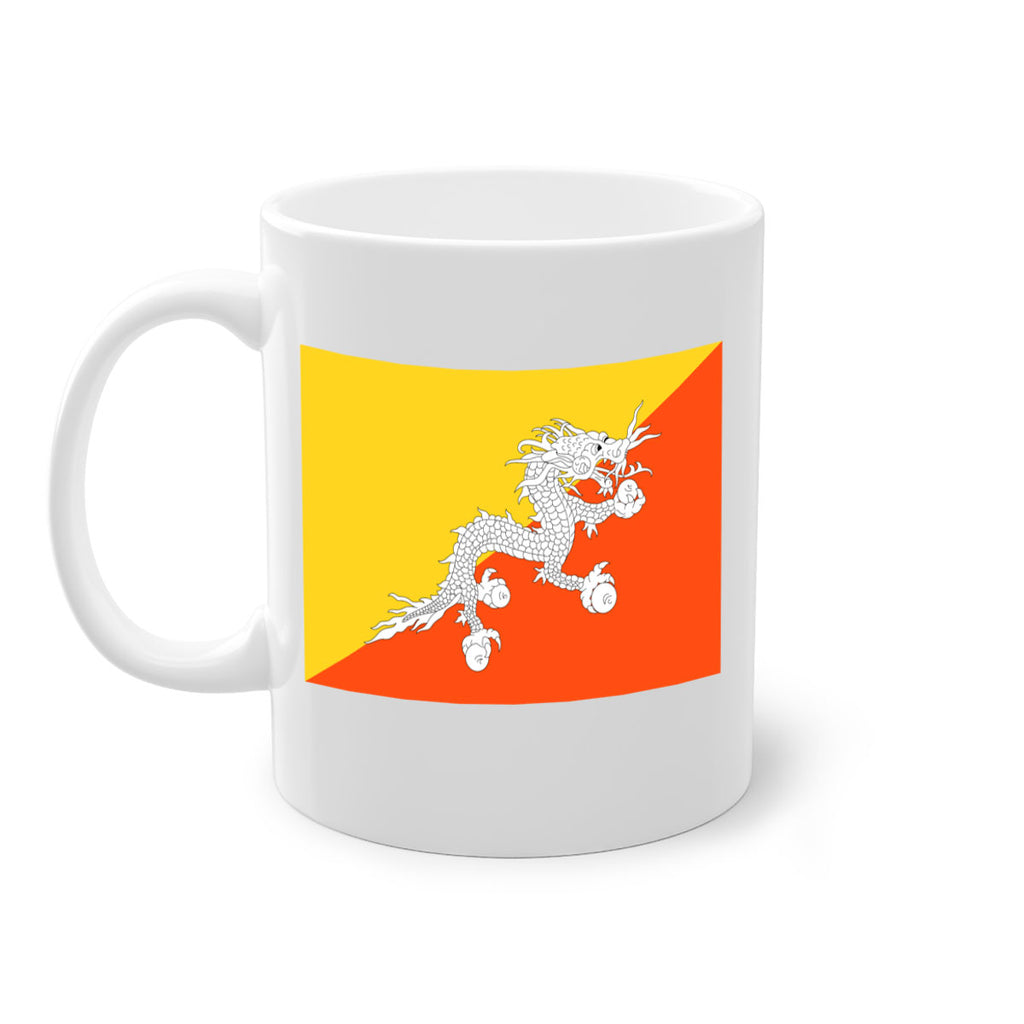 Bhutan 178#- world flag-Mug / Coffee Cup