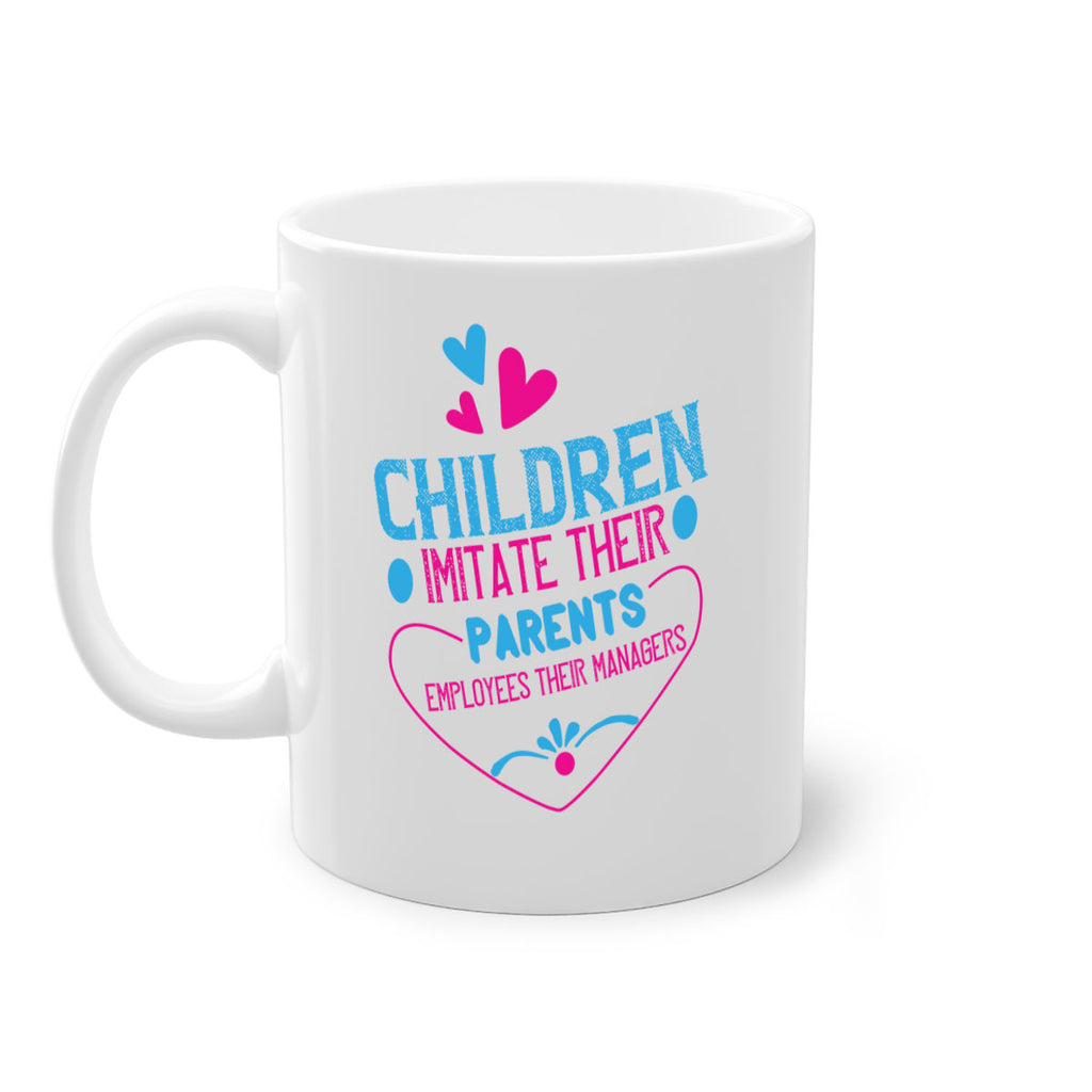 Children imitate their parents employees their managers Style 47#- kids-Mug / Coffee Cup