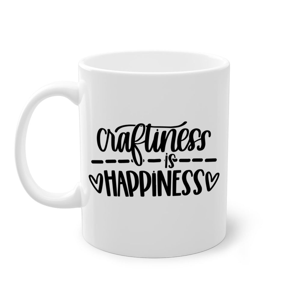 Craftiness Is Happiness 35#- crafting-Mug / Coffee Cup