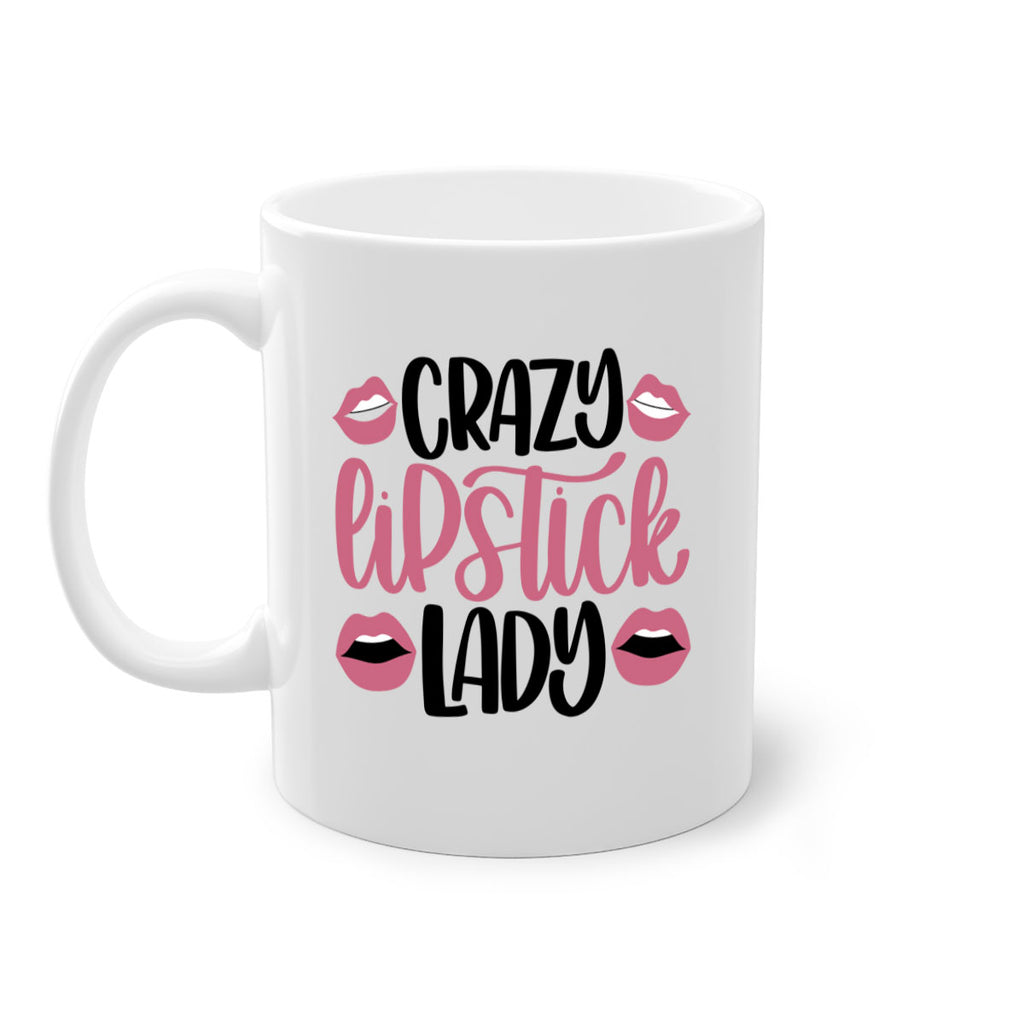 Crazy Lipstick Lady Style 107#- makeup-Mug / Coffee Cup