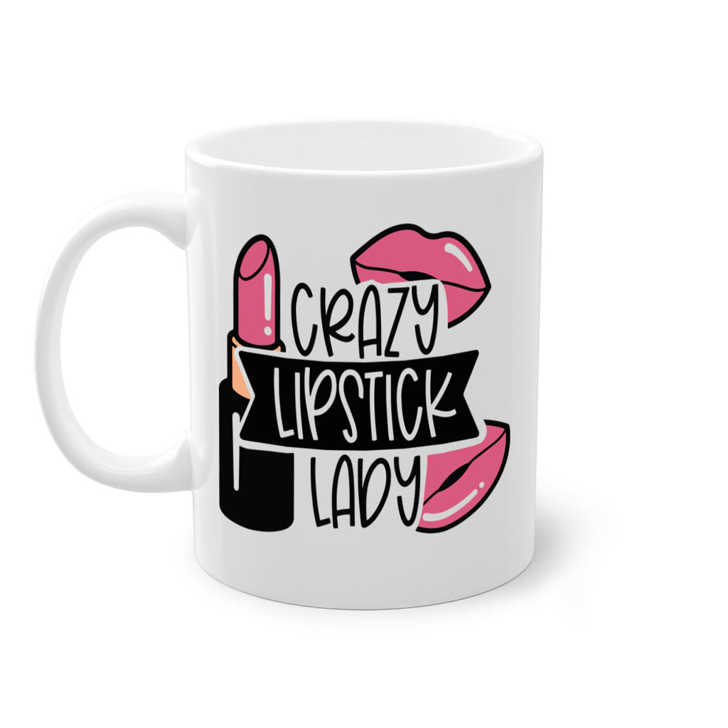 Crazy Lipstick Lady Style 108#- makeup-Mug / Coffee Cup