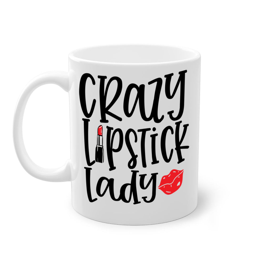 Crazy Lipstick Lady Style 240#- makeup-Mug / Coffee Cup