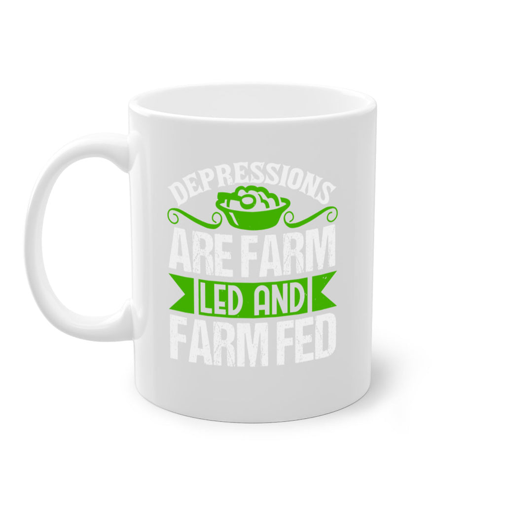 Depression are farm led and farmed 25#- Farm and garden-Mug / Coffee Cup