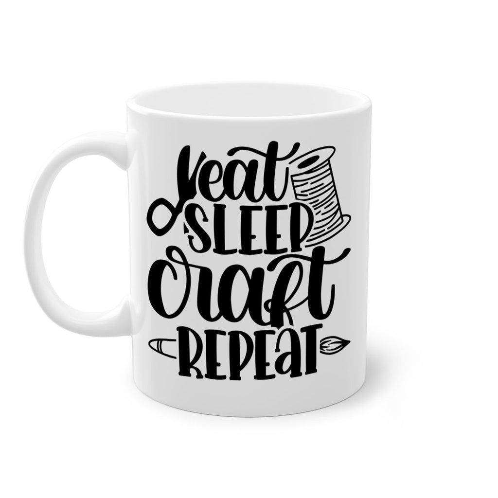 Eat Sleep Craft Repeat 29#- crafting-Mug / Coffee Cup