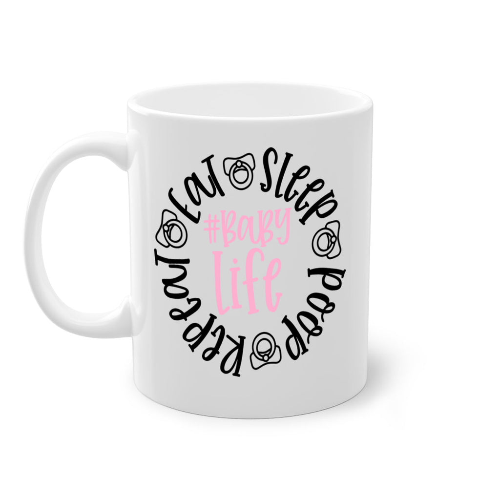 Eat Sleep Poop Repeat BabyLife Style 97#- baby2-Mug / Coffee Cup