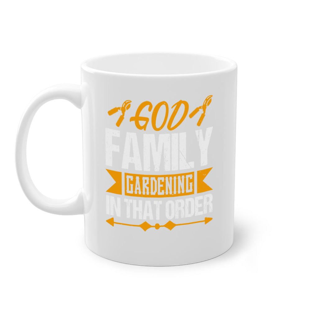 God Family Gardending in that order 60#- Farm and garden-Mug / Coffee Cup