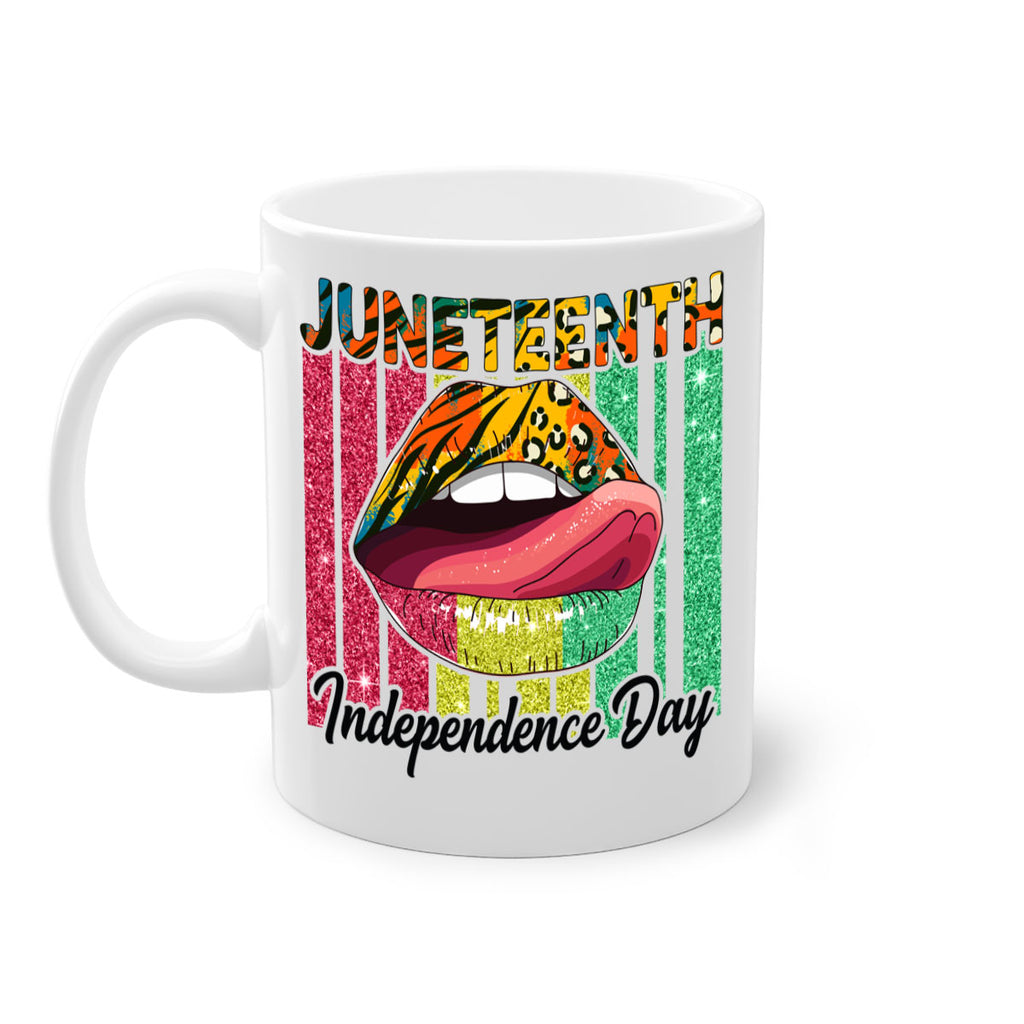 Juneteenth Independence Day Sexy Lip Png 11#- juneteenth-Mug / Coffee Cup