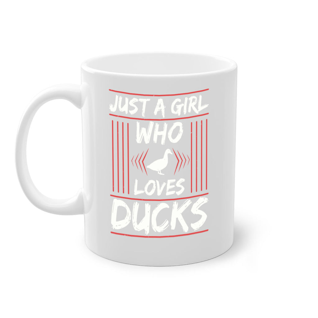 Just A Girl Who Loves Ducks Style 33#- duck-Mug / Coffee Cup