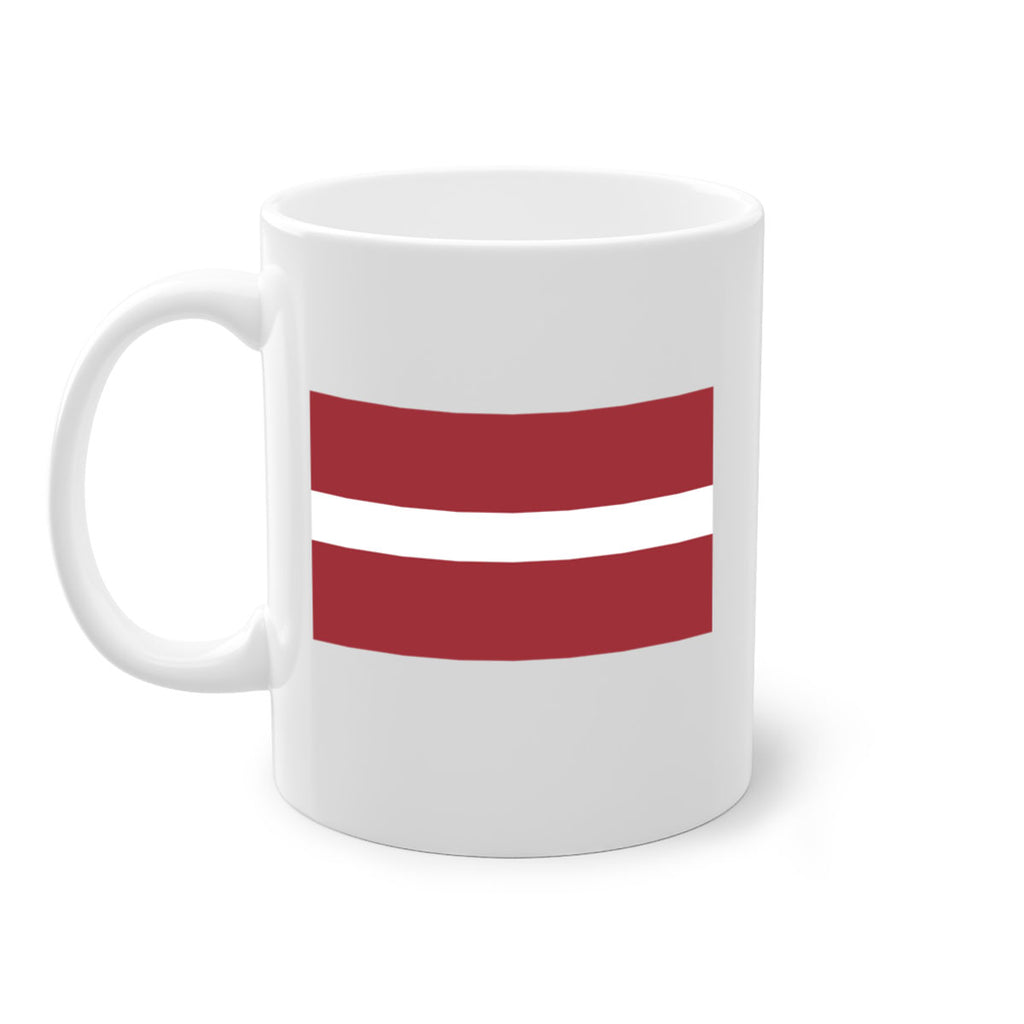 Latvia 104#- world flag-Mug / Coffee Cup