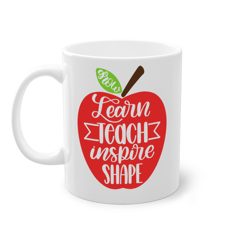Learn Teach Inspire Shape Style 68#- teacher-Mug / Coffee Cup