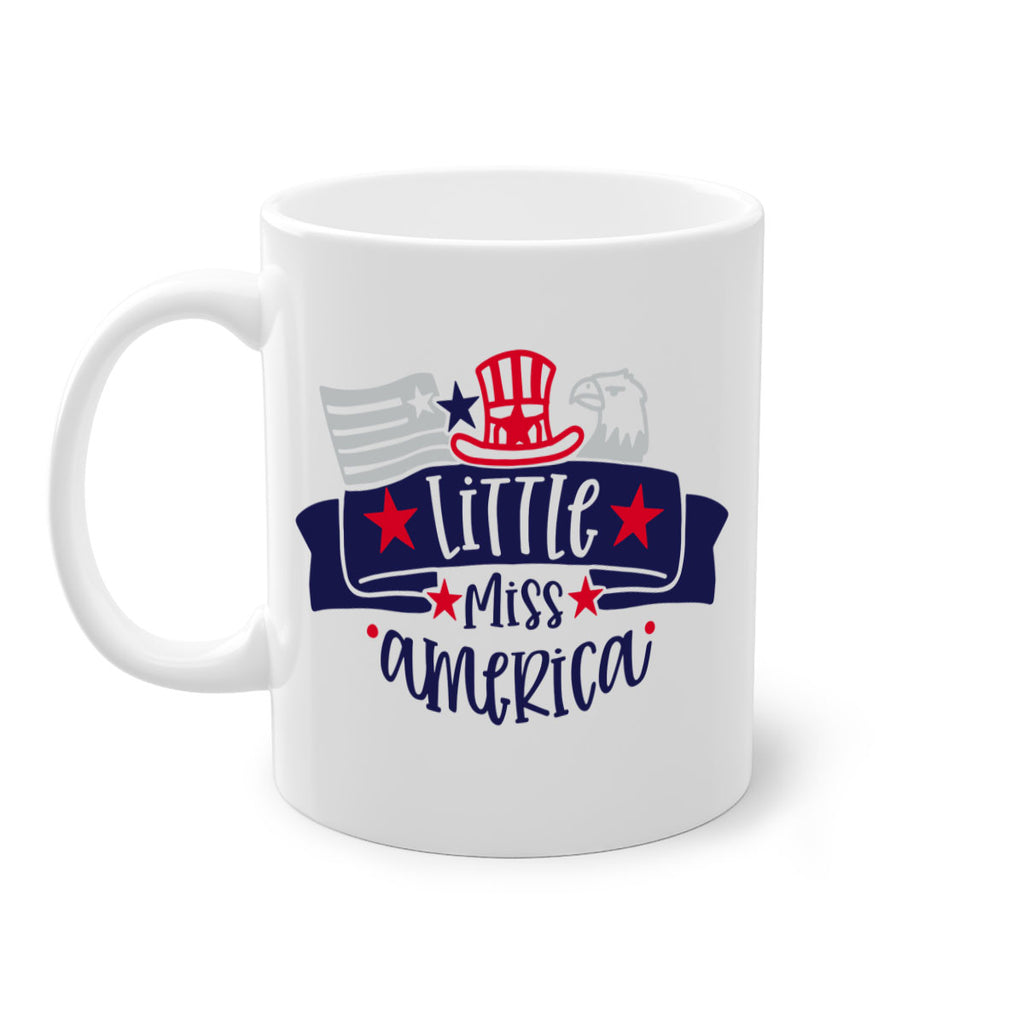 Little Miss America Style 162#- 4th Of July-Mug / Coffee Cup