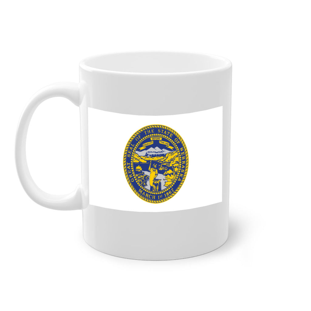 Nebraska 25#- Us Flags-Mug / Coffee Cup