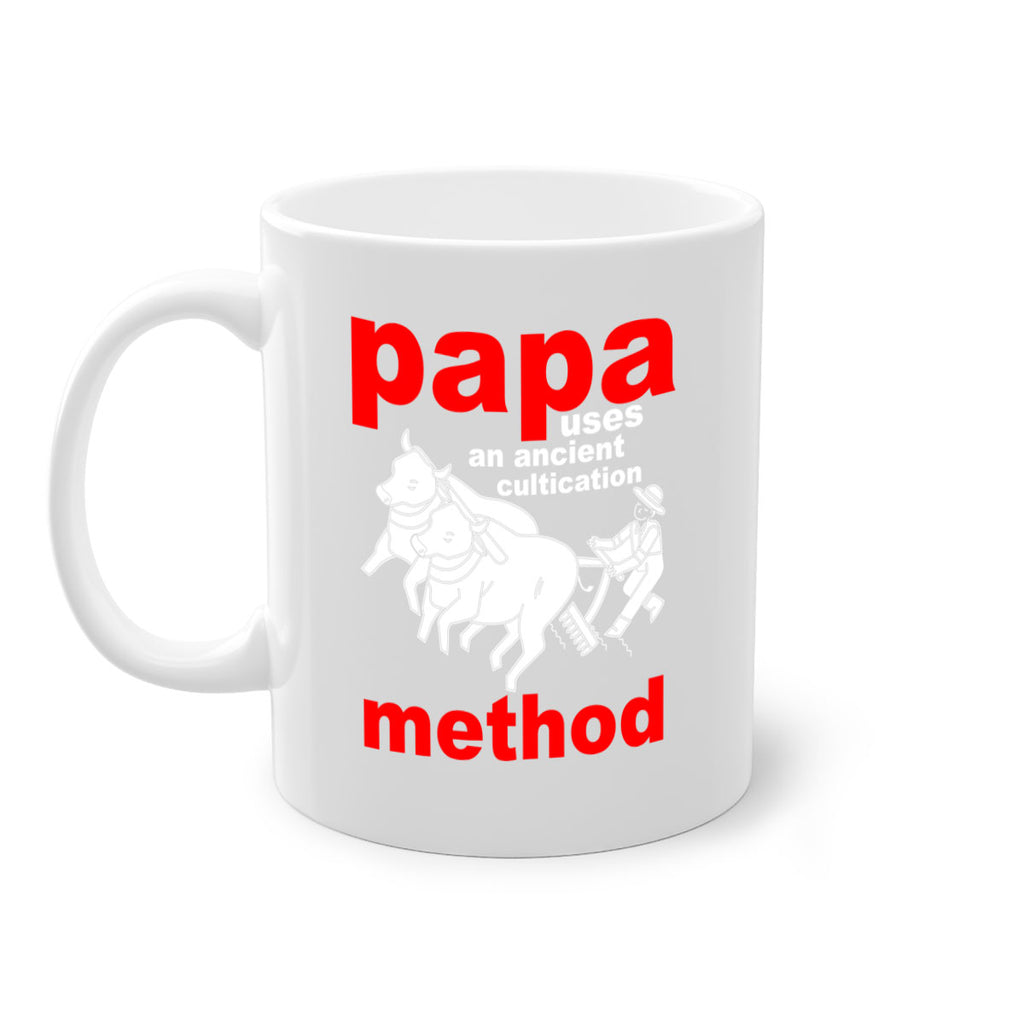 PAPA USES an ancient 113#- grandpa-Mug / Coffee Cup