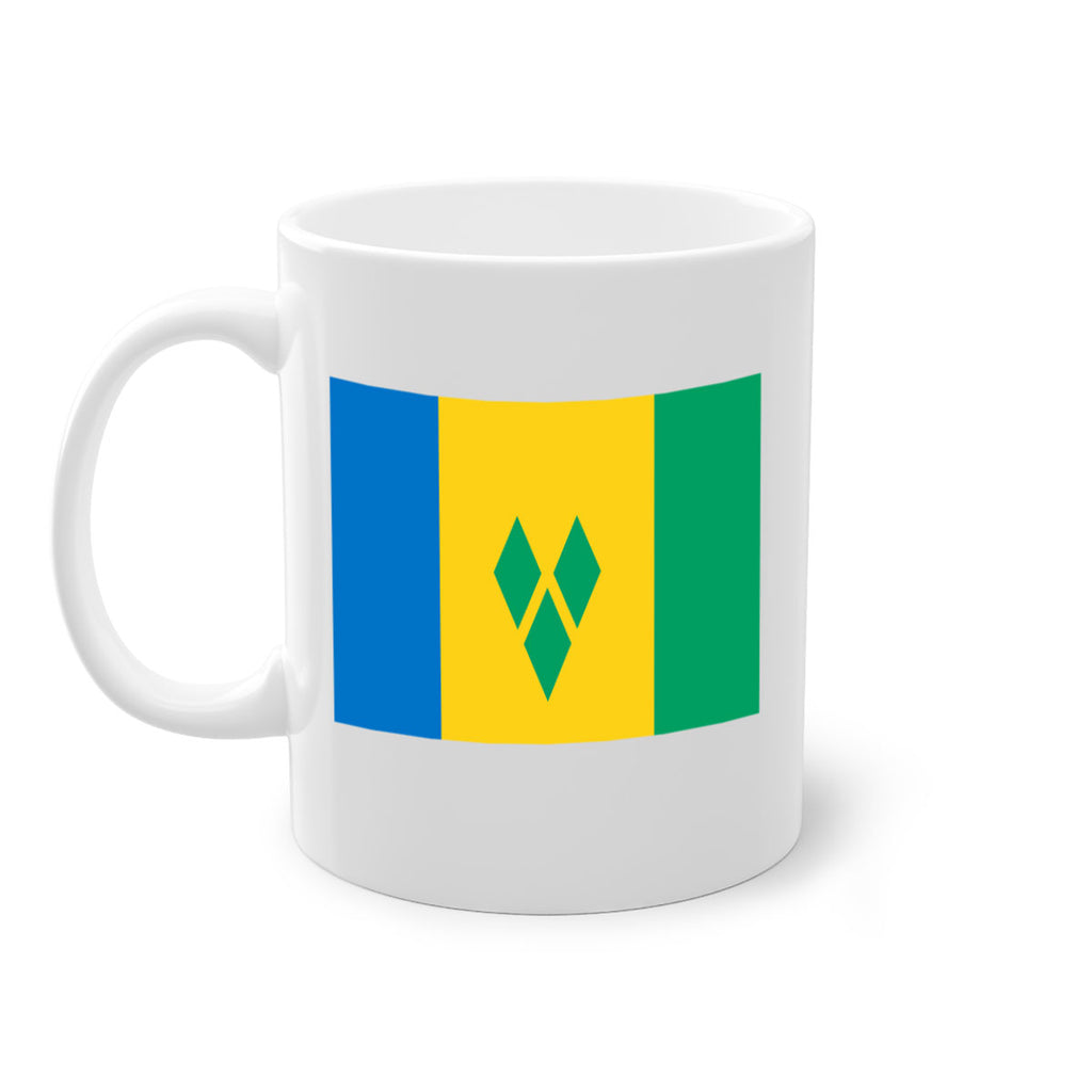 Saint Vincent and the Grenadines 50#- world flag-Mug / Coffee Cup