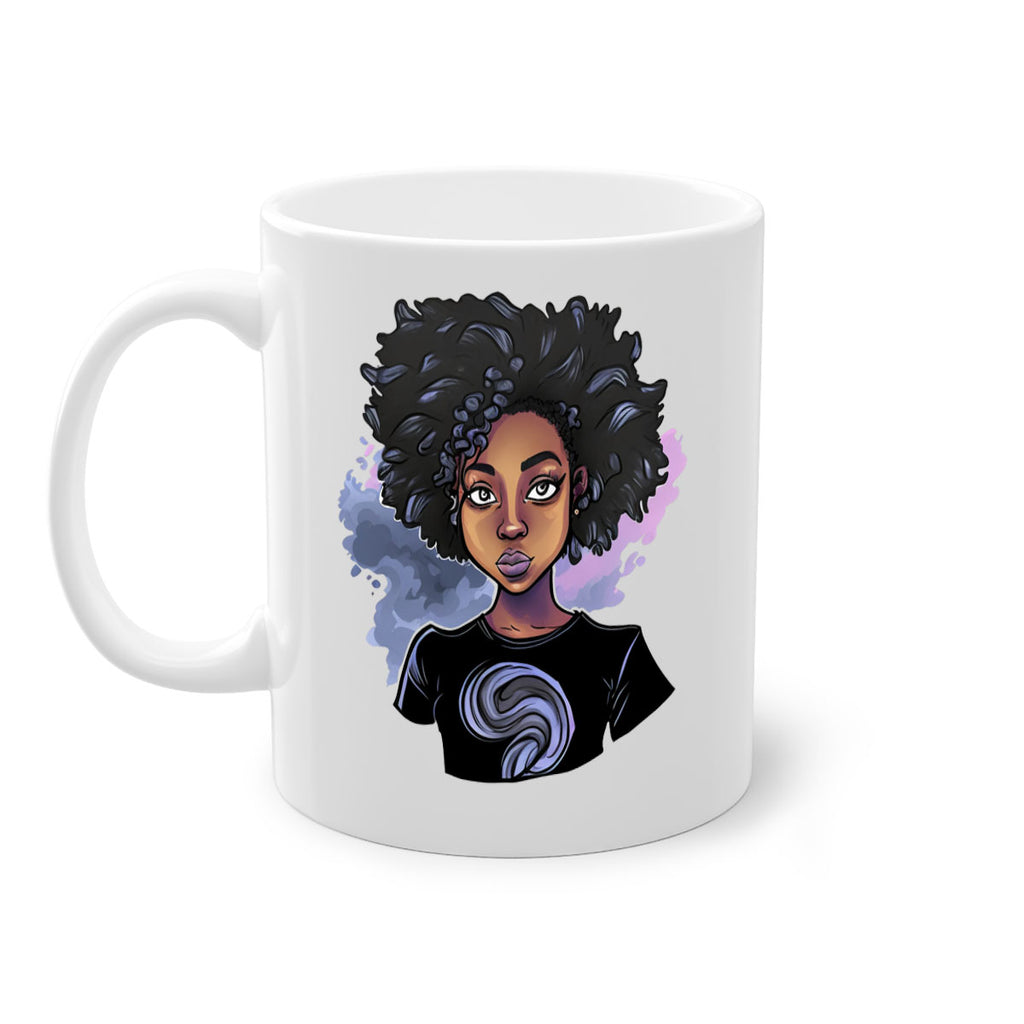 Sparkling Black Girl Design 1#- Black women - Girls-Mug / Coffee Cup
