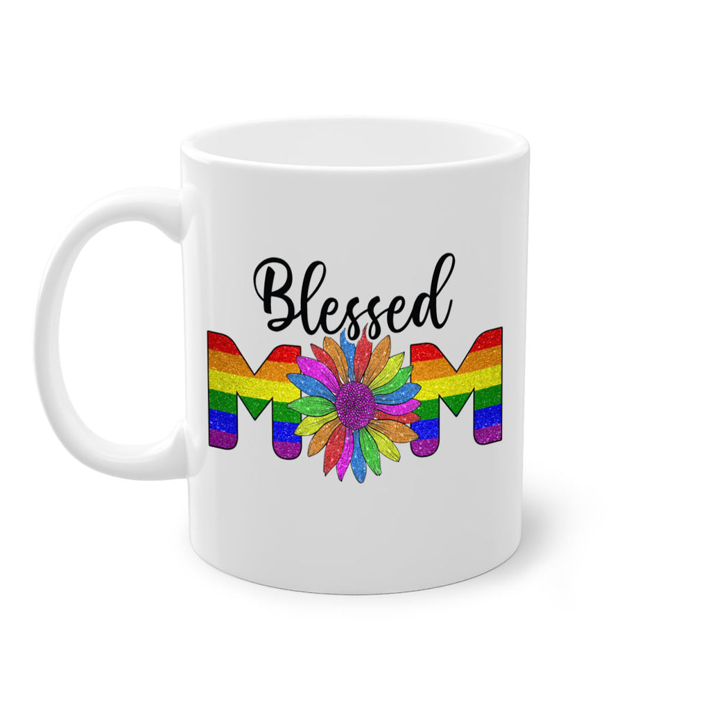 Sunflower Lgbt Blessed Mom  51#- lgbt-Mug / Coffee Cup