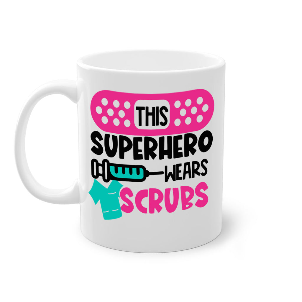 This Superhero Wears Scrubs Style Style 20#- nurse-Mug / Coffee Cup