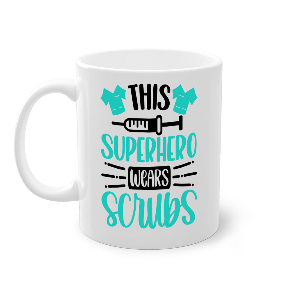 This Superhero Wears Style Style 18#- nurse-Mug / Coffee Cup