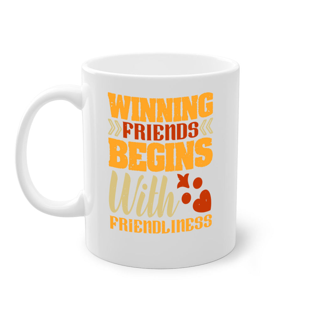 Winning friends begins with friendliness Style 25#- best friend-Mug / Coffee Cup