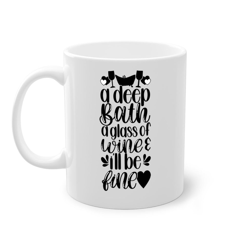 a deep bath a glass 48#- bathroom-Mug / Coffee Cup