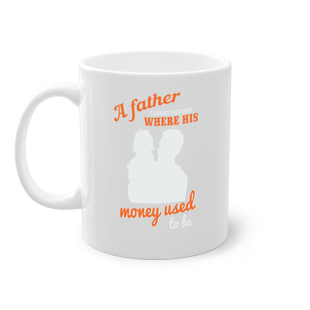 a father carries pictures 273#- fathers day-Mug / Coffee Cup