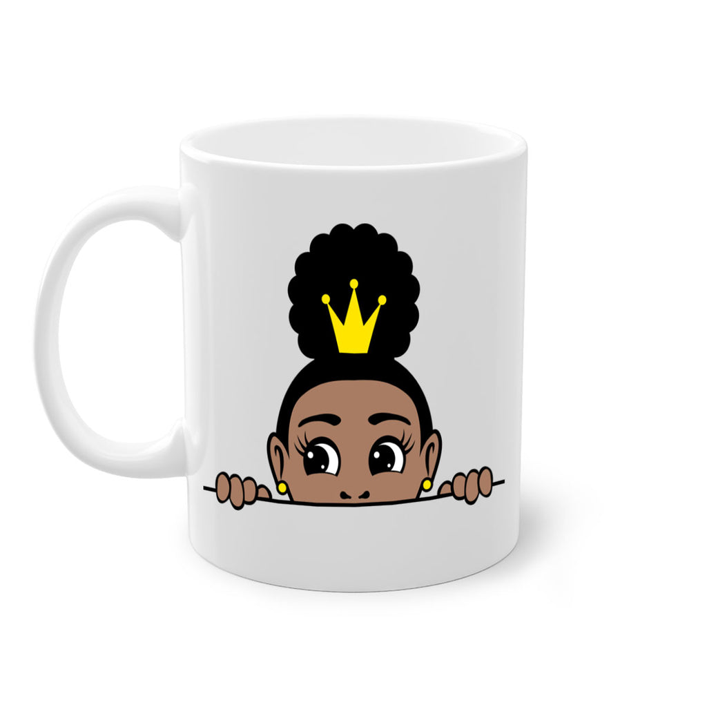 afro puff crown girl 1#- Black women - Girls-Mug / Coffee Cup