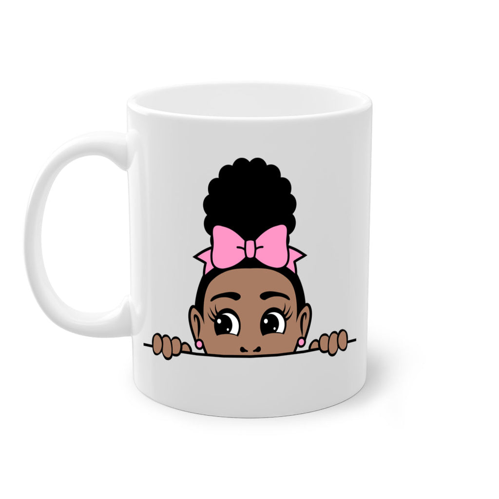 afro puff crown girl 3#- Black women - Girls-Mug / Coffee Cup