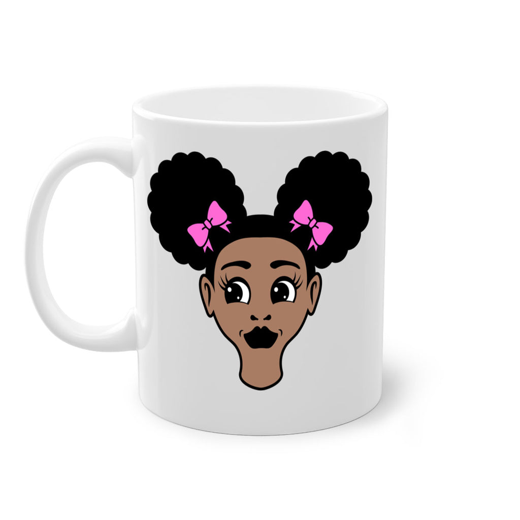 afro puffs girl 76#- Black women - Girls-Mug / Coffee Cup