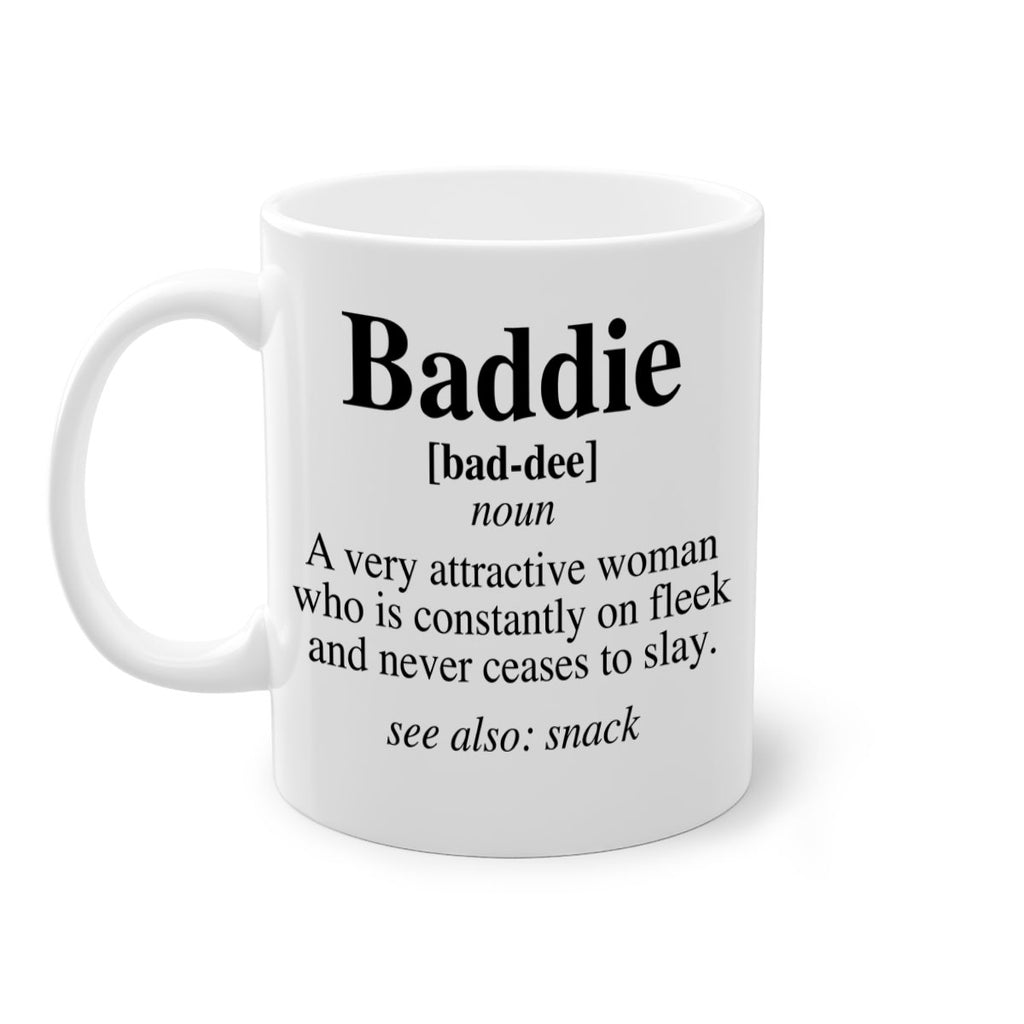 baddie definition 269#- black words - phrases-Mug / Coffee Cup