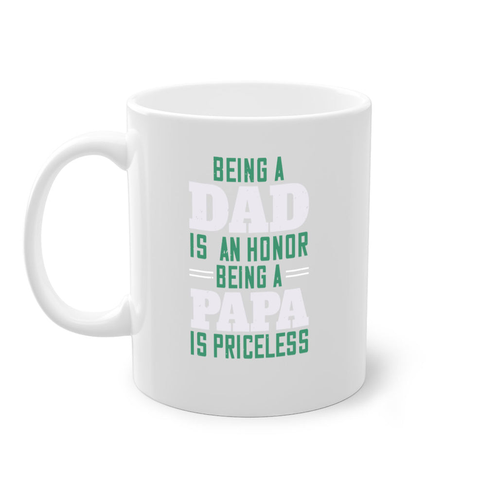 being a dadis an honor being a papa 50#- grandpa-Mug / Coffee Cup