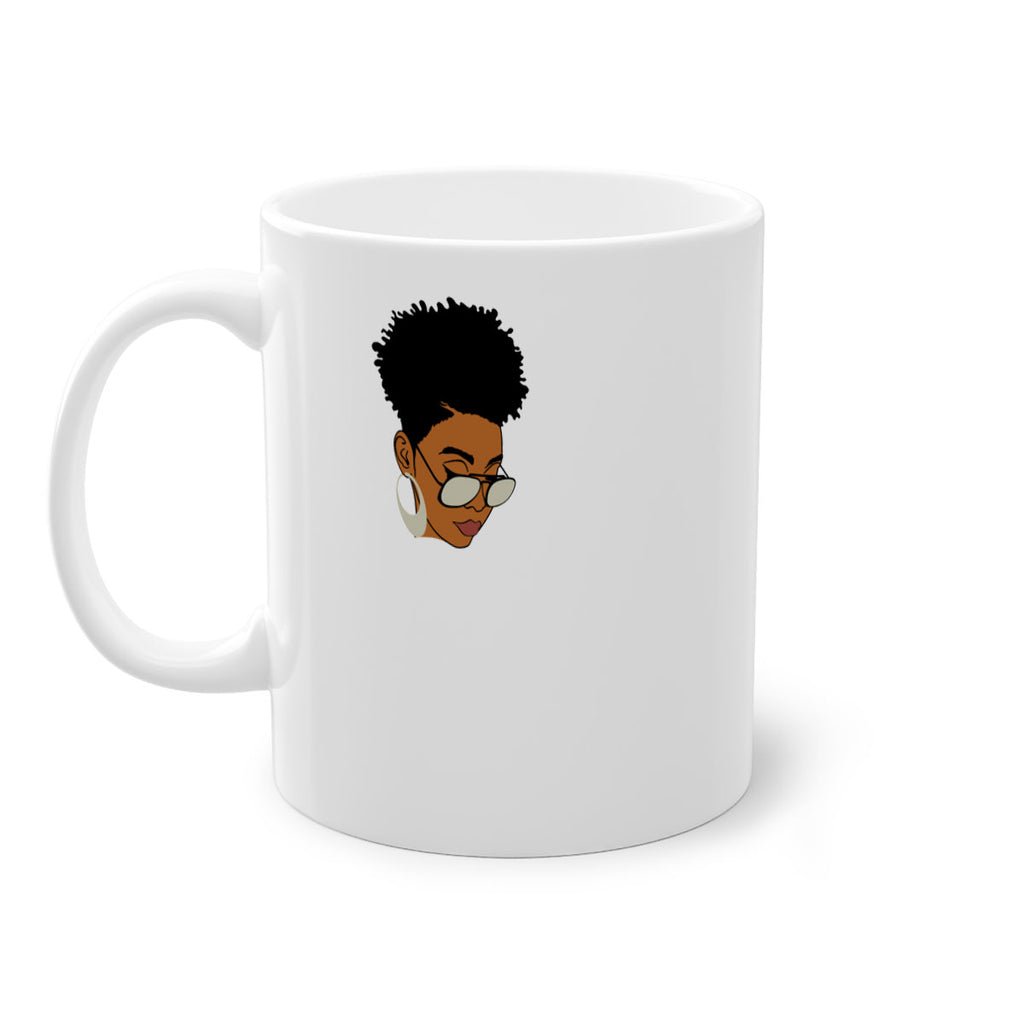 black afro 44#- Black women - Girls-Mug / Coffee Cup