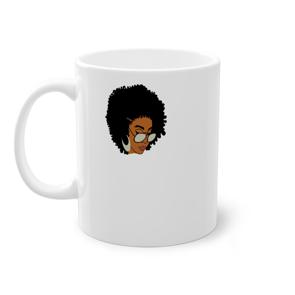 black afro 46#- Black women - Girls-Mug / Coffee Cup