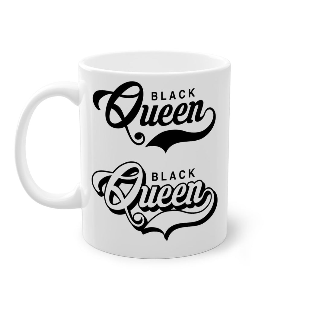 black queen 195#- black words - phrases-Mug / Coffee Cup