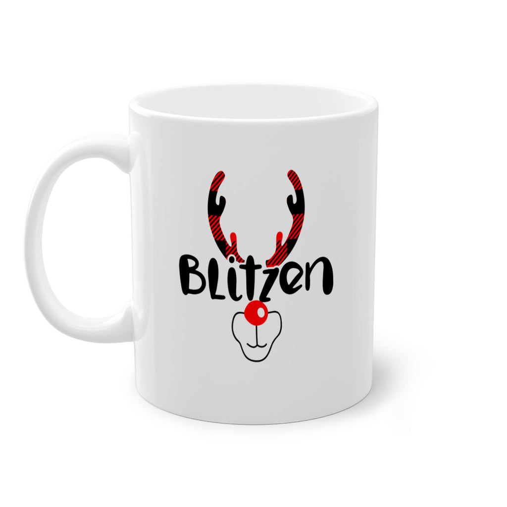 blitzen reindeer style 52#- christmas-Mug / Coffee Cup