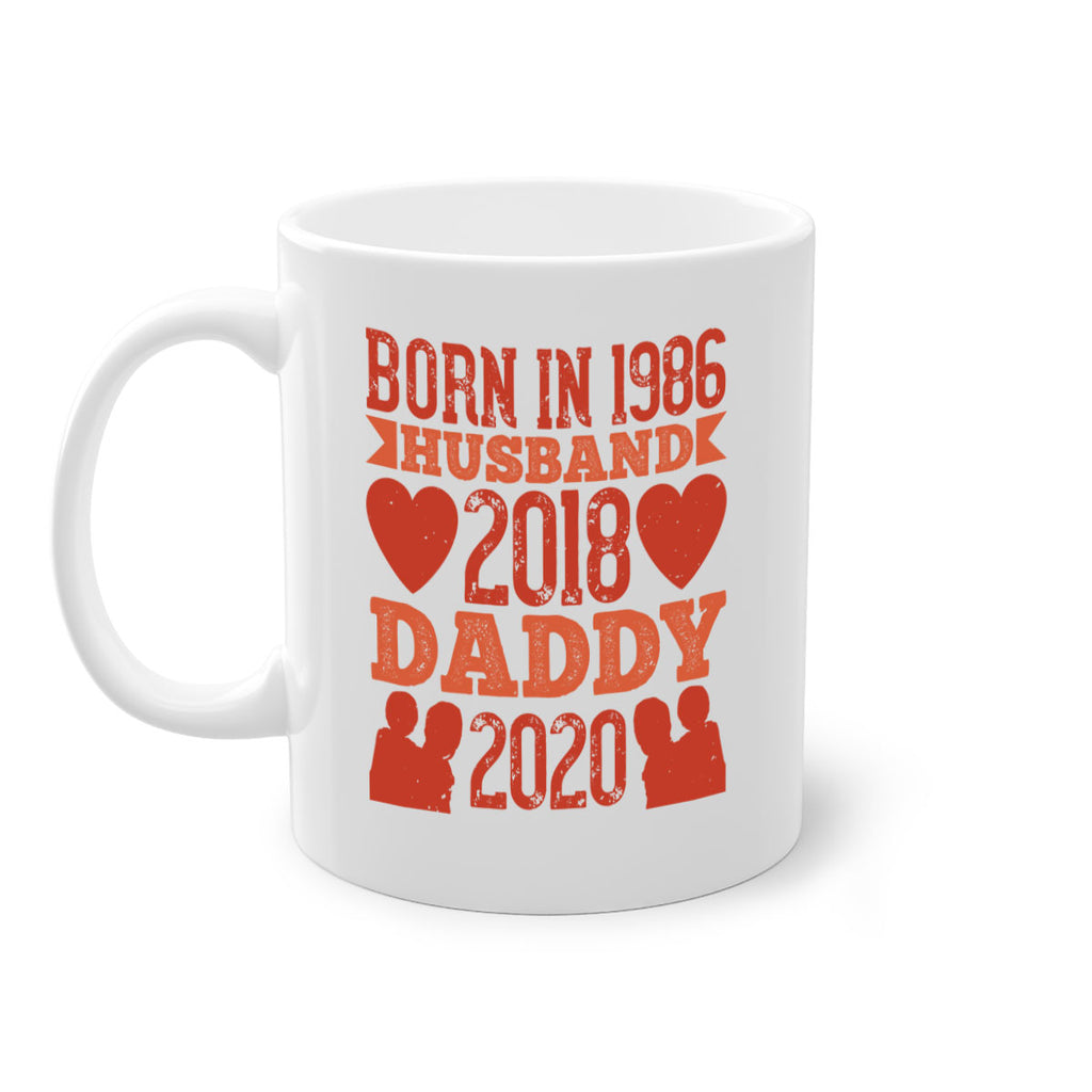 born in husband daddy 123#- fathers day-Mug / Coffee Cup