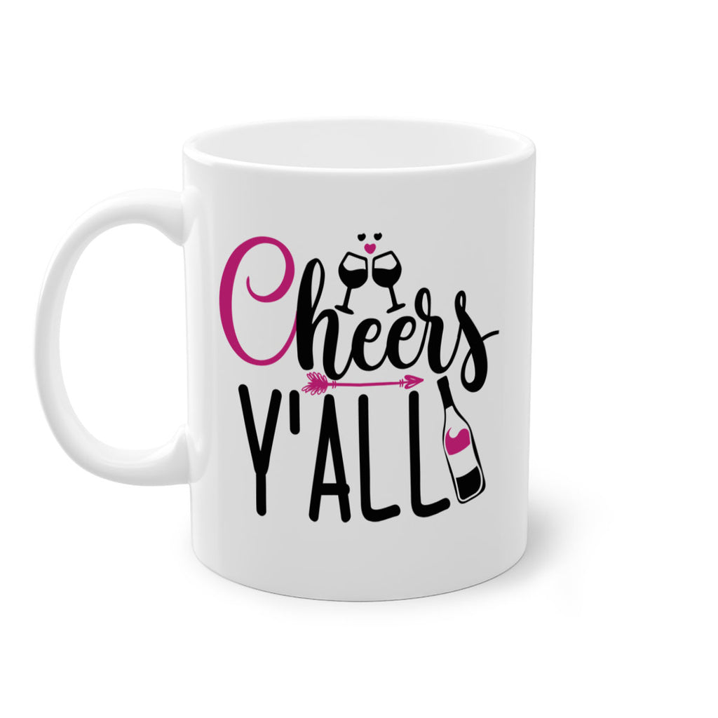 cheers yall 199#- wine-Mug / Coffee Cup