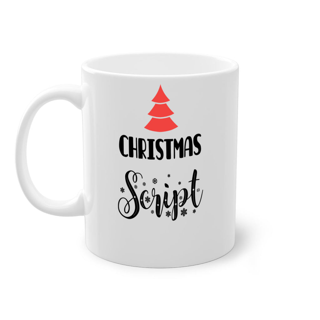 christmas script style 122#- christmas-Mug / Coffee Cup