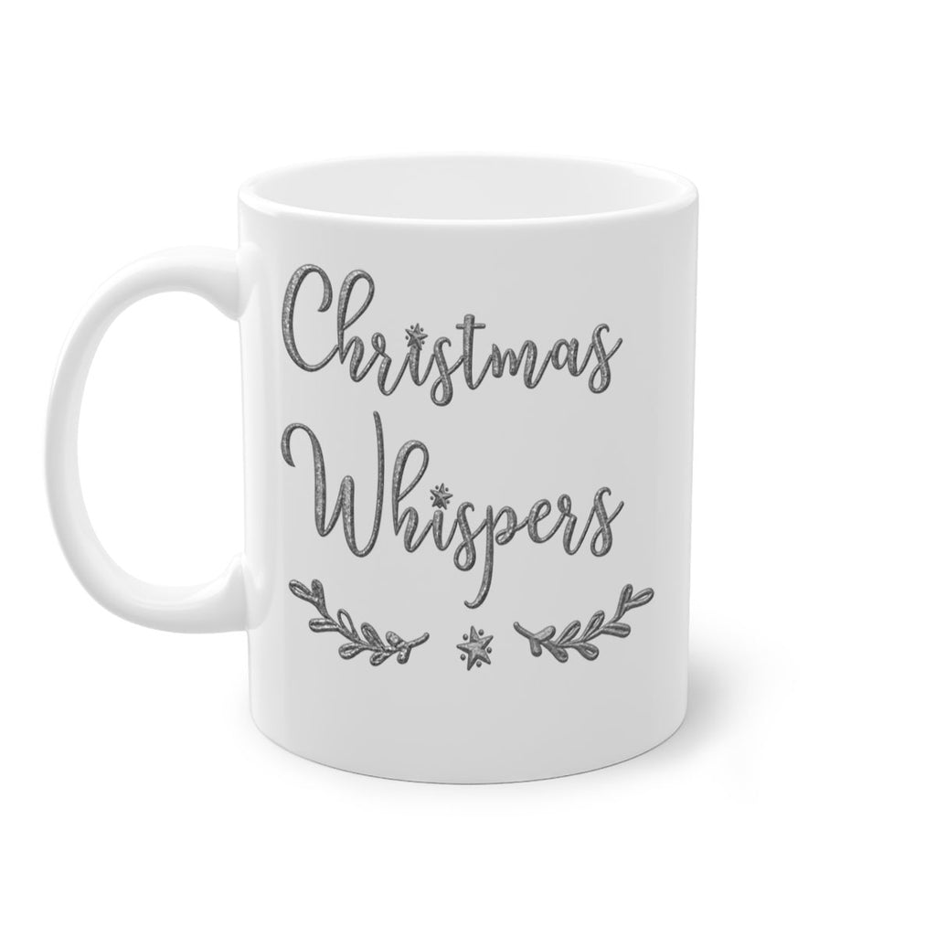 christmas whispers silver 378#- christmas-Mug / Coffee Cup