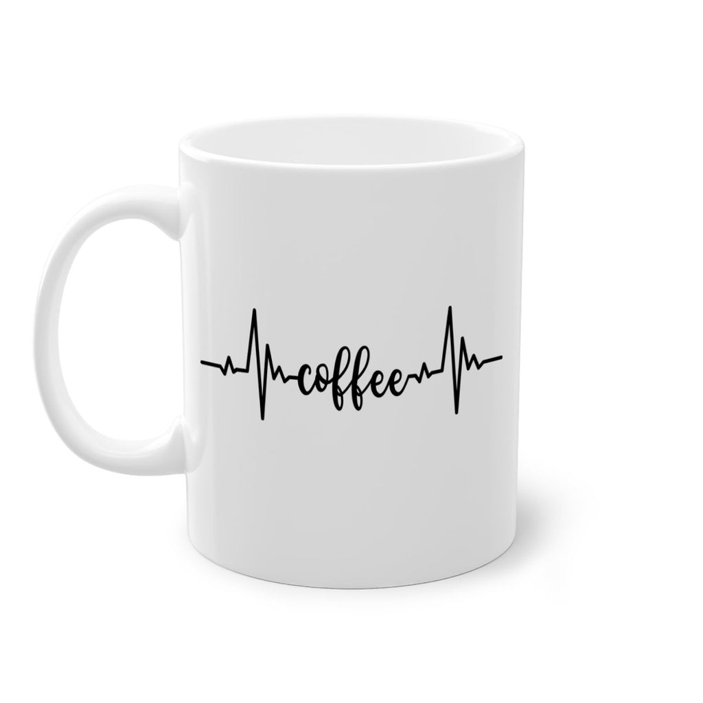 coffee heartbeat 246#- coffee-Mug / Coffee Cup