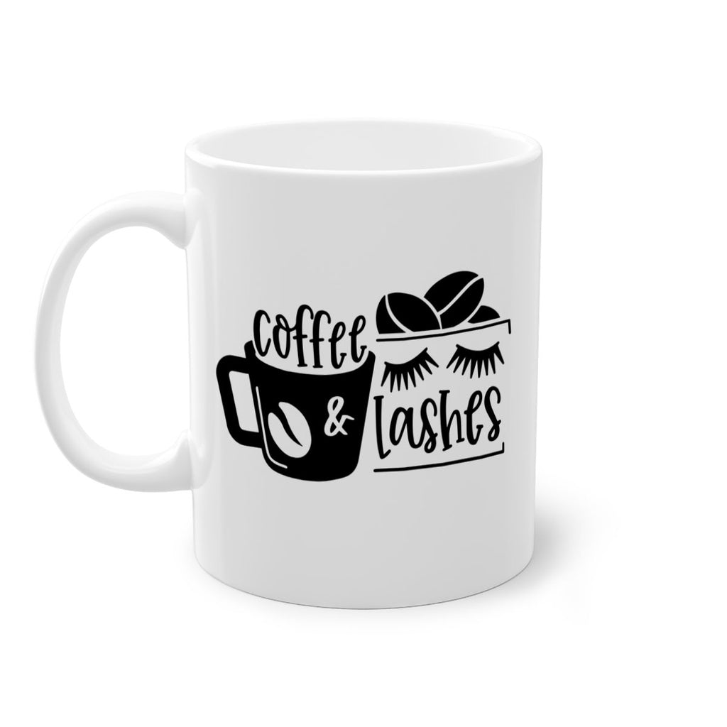 coffee lashes 176#- coffee-Mug / Coffee Cup