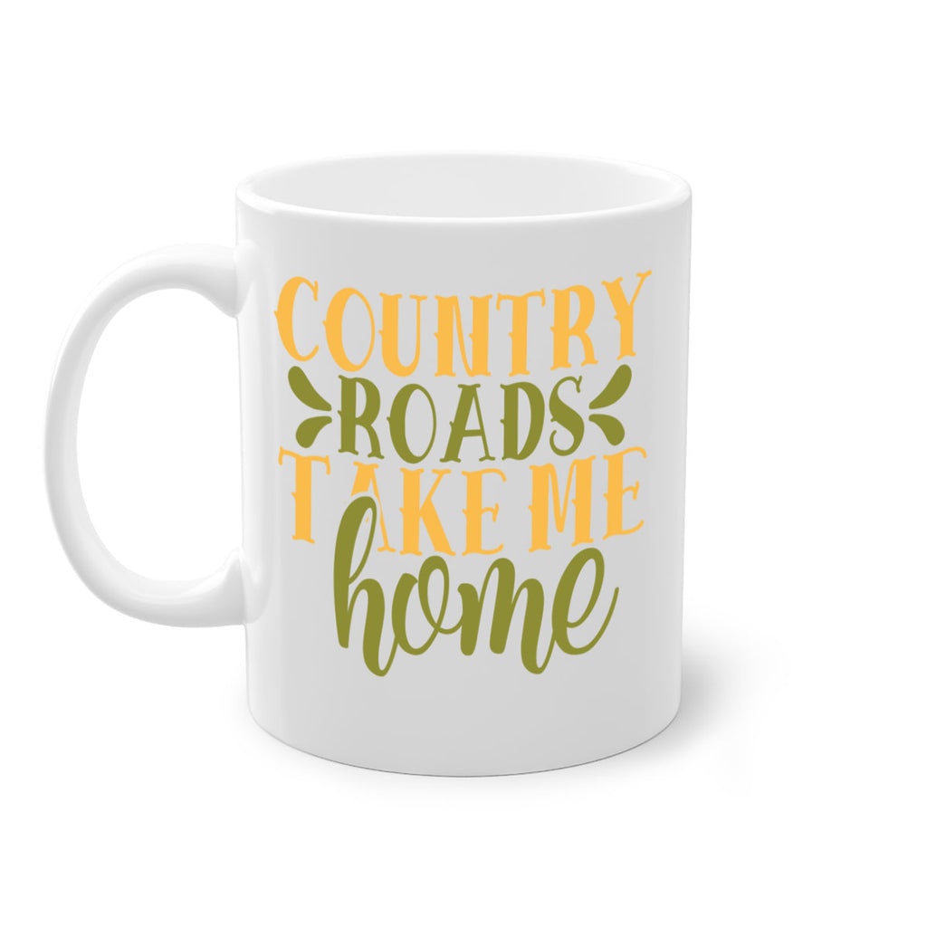 country roads take me home 19#- Farm and garden-Mug / Coffee Cup