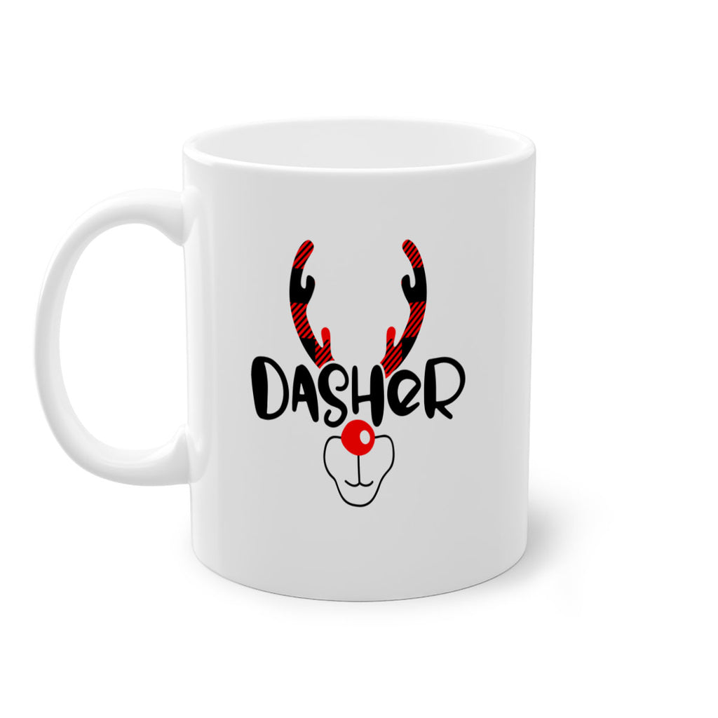 dasher reindeer style 1#- christmas-Mug / Coffee Cup