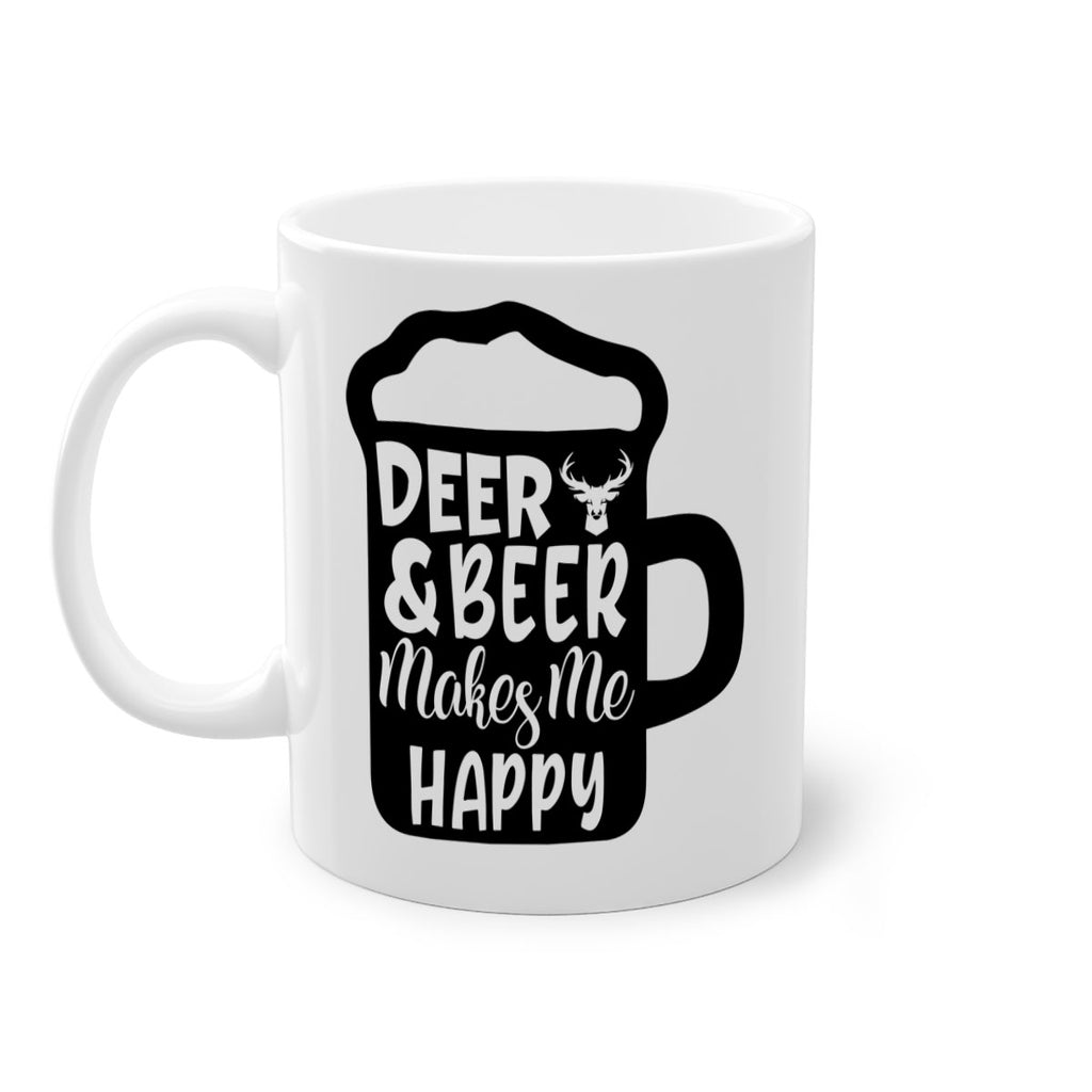 deer and beer makes me happy 17#- hunting-Mug / Coffee Cup