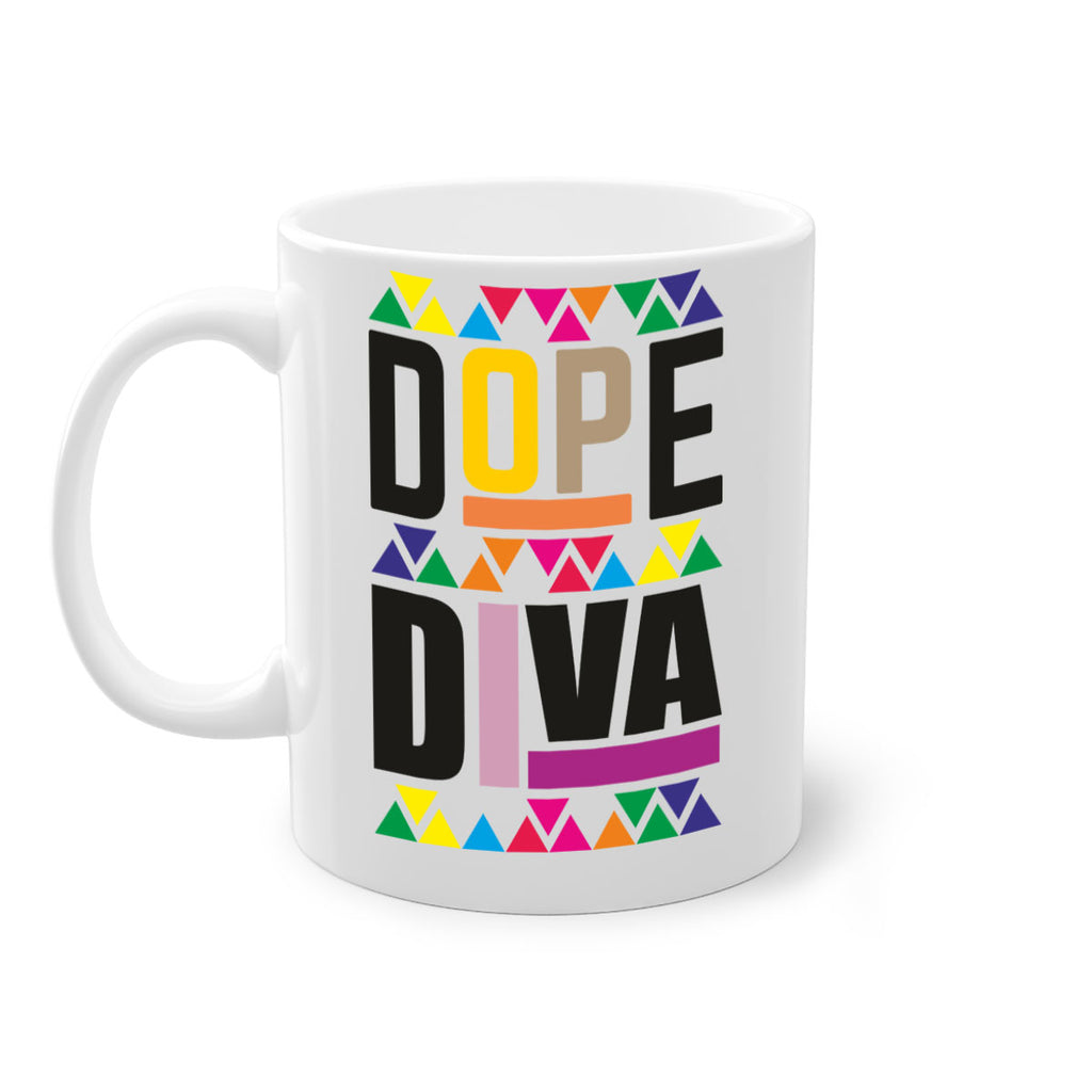 dope diva- black words - phrases-Mug / Coffee Cup